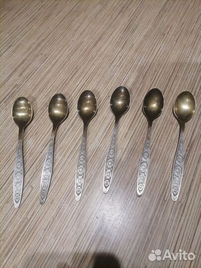 Ложка чайная позолота СССР вентаж