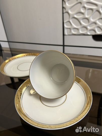 Чайная пара лфз костяной фарфор
