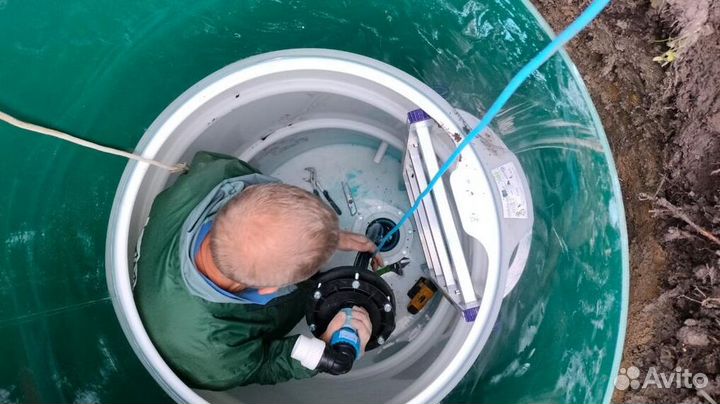 Септик под ключ для частных домов, дачных участков