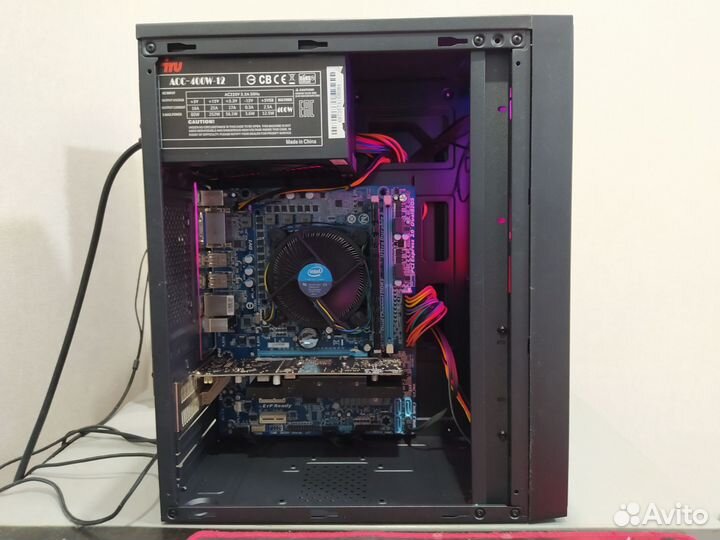 Игровой пк Intel Core i5, GTX 1050 Ti, SSD