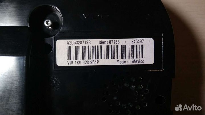 Щиток приборов гольф 5 джетта 5