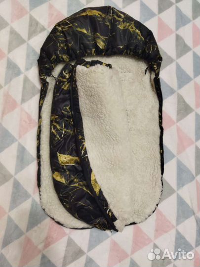 Конверт зимний меховой в коляску AmaroBaby 80 см