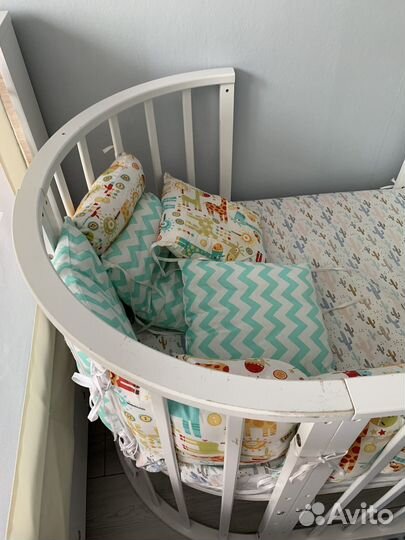 Кроватка трансформер для новорожденных
