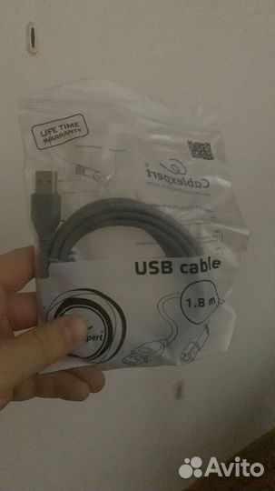 Usb кабель для принтера 1,8м