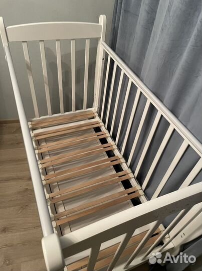 Кроватка Елисей Можга С717 + матрац babysleep+хб н