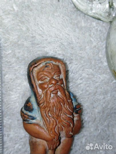 Редкая статуэтка из терракотовой глины в родной гл