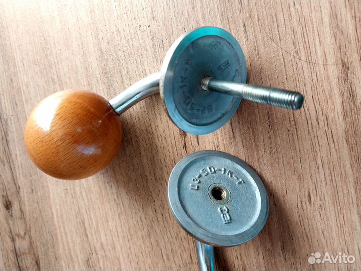 Ручка дверная Деревянные шары СССР