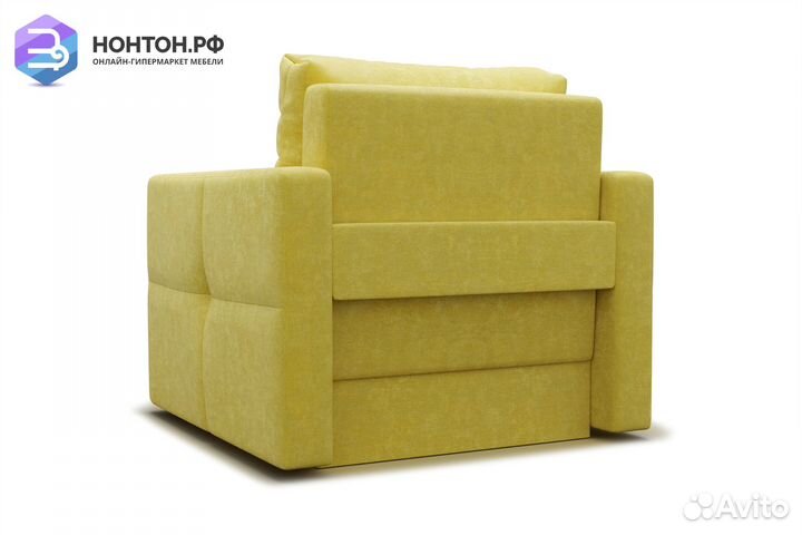 Кресло еврокнижка Вита горчичное
