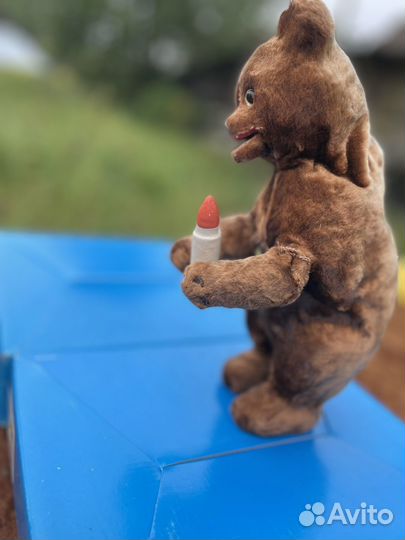 Игрушка медведь СССР заводной