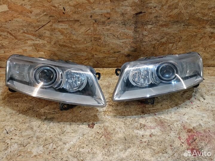 Комплект фар Audi A6 C6 дорест ксенон