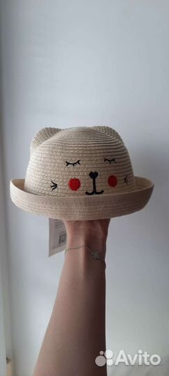 Шляпа панама на девочку 1 2 3 года