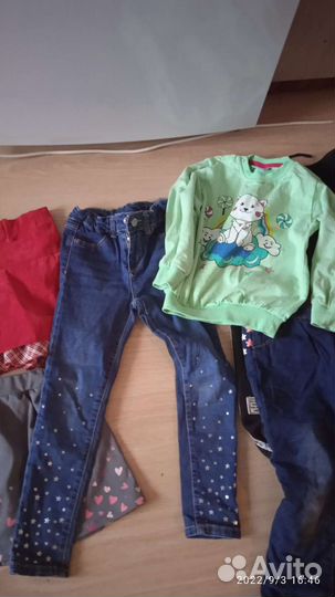 Детские вещи пакетом для девочек 104 110