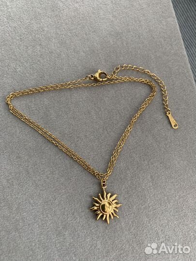 Цепочка с подвеской из нержавеющей стали