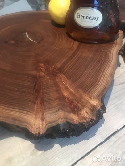 Доска торцевая разделочная кухонная карагач 53*44