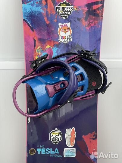 Сноуборд Rossignol Tesla с креплениями 143 женский