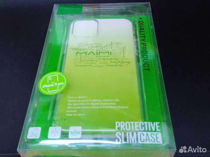 Прозрачный чехол на iPhone 11 pro