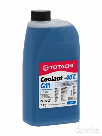 Антифриз totachi синий 1 кг -40