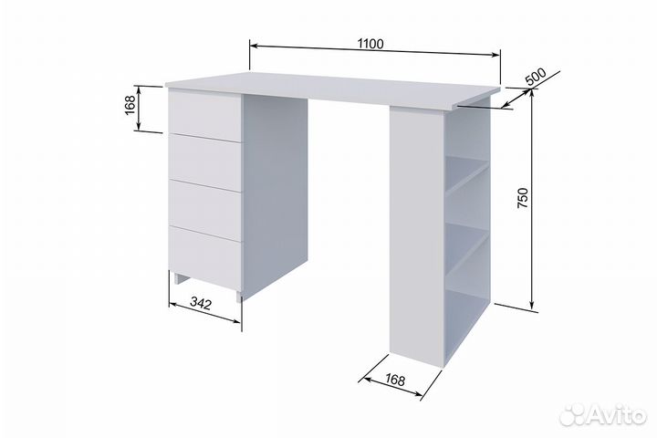 Стол письменный сп-05