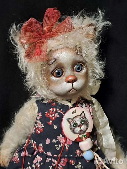 Тедди кошка. Авторская кошечка. стася