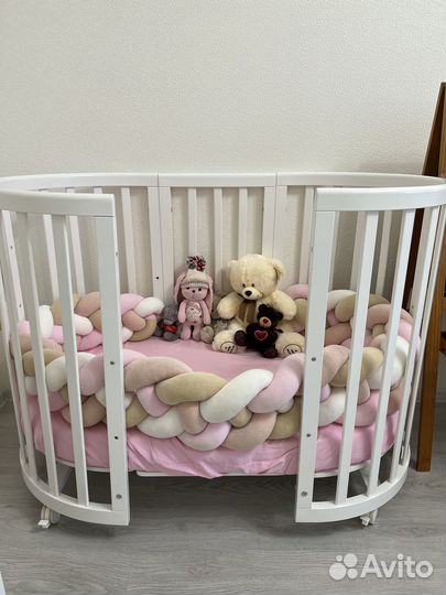 Кроватка-трансформер Ellipsebed