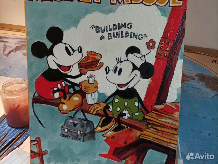 Картина акрилом на холсте