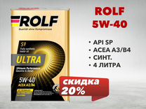 Масло моторное Rolf Ultra 5W-40 A3/B4 SP 4л