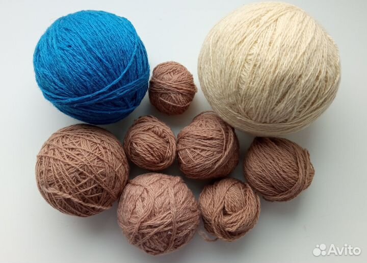 Пряжа остатки шерсть СССР