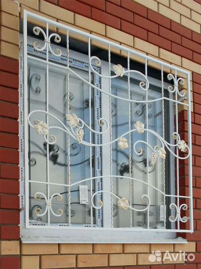 Оконные Решетки кованые размер 1+1
