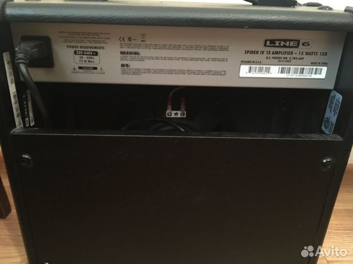 Line 6 spider IV 15 моделирующий гитарный комбо ус