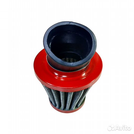 Фильтр нулевик конус красный 66мм d35 угол 45