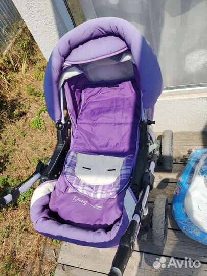 Коляска 3 в 1, ходунки, сеточка для купания и др