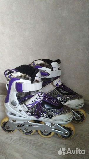 Детские ролики раздвижные и защита