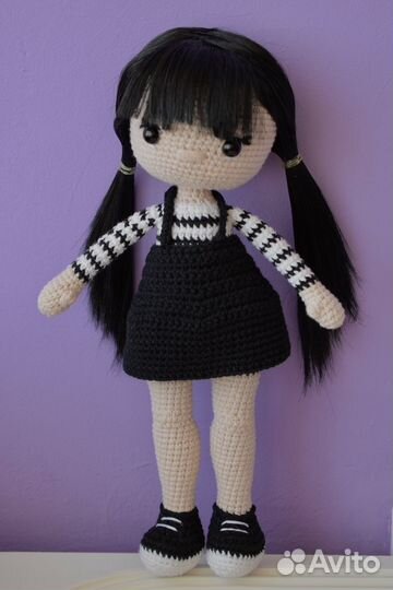 Кукла венздей вязаная ручная работа