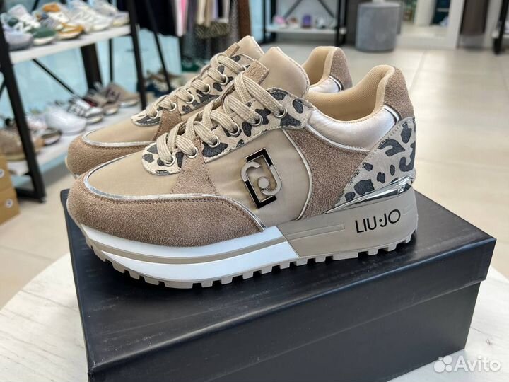 Кроссовки женские liu jo замша
