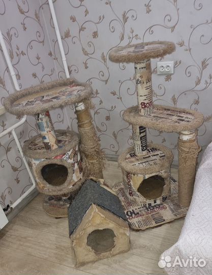 Домики-когтеточки под реставрацию