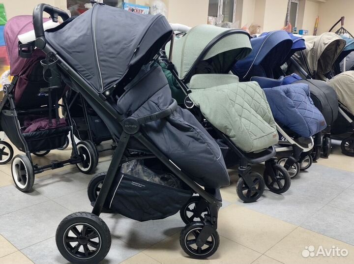 Прогулочная коляска Carrello Bravo надувные колеса