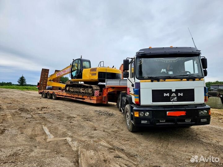 Аренда экскаватора стрела 18 метров длиннорукий