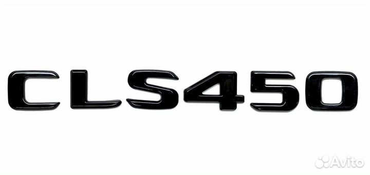 Комплект: шильдик Mercedes CLS450 + AMG черн