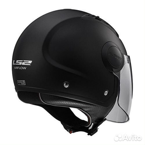 Шлем LS2 OF562 Airflow Solid Черный (L, XL, 2XL)