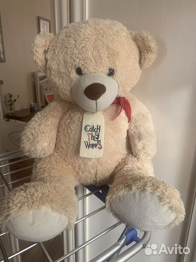 Мягкая игрушка большая Button blue Mишка