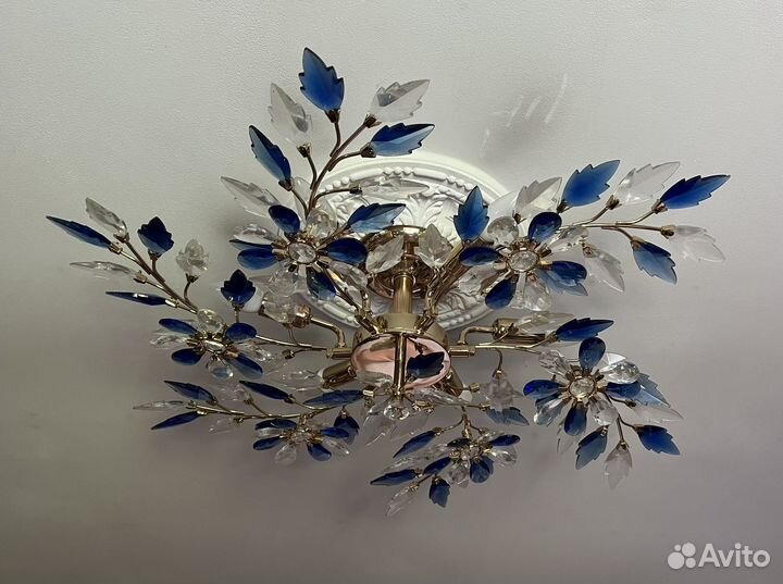 Люстры хрустальные бу