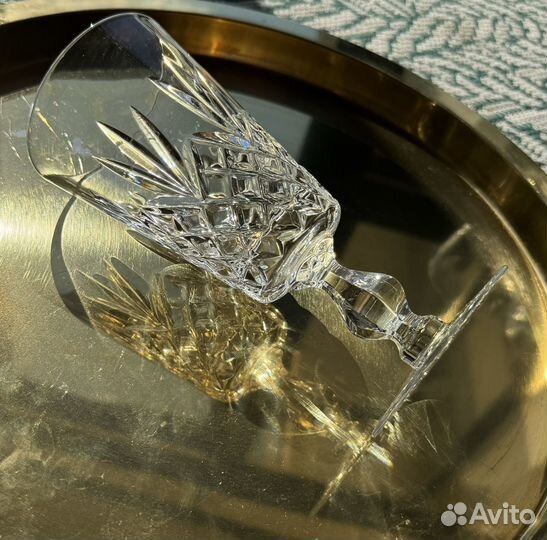 Винтажные бокалы фужеры из хрусталя ГДР