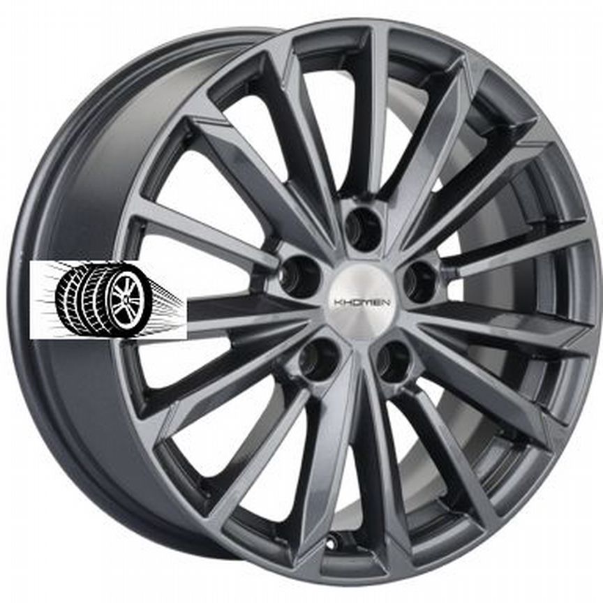 Литые диски Khomen Wheels 6.5×R16 5×114.3