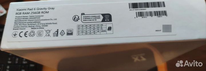 Xiaomi pad 6 8/256 Стилус,Чехол