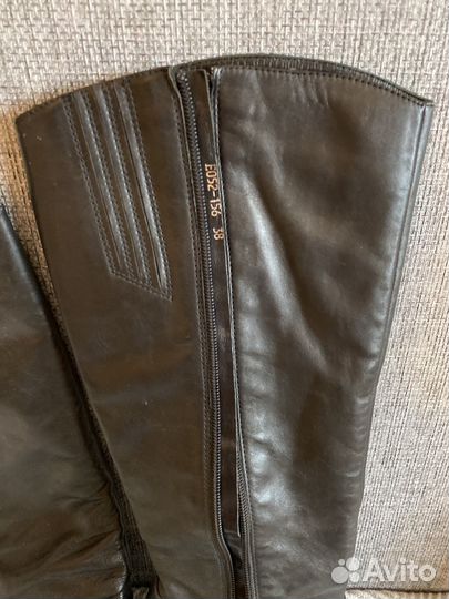 Сапоги демисезонные натуральная кожа