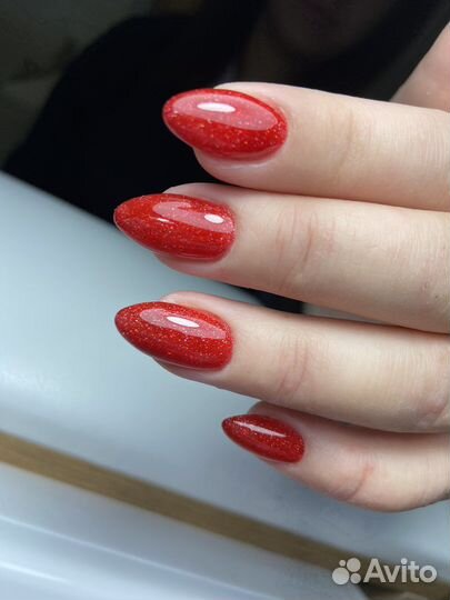 Маникюр гель-лак, укрепление