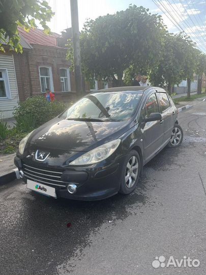 Peugeot 307 1.6 AT, 2007, битый, 160 000 км