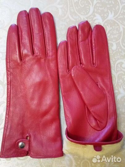 Перчатки кожа Новые