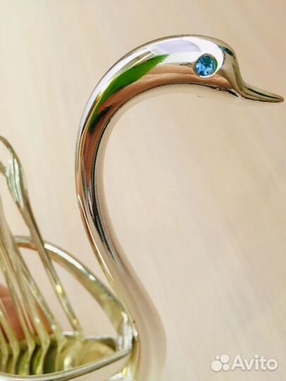 Набор чайных ложек Лебедь