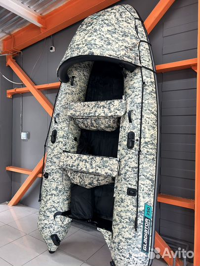 Надувная лодка gladiator E350PRO цифровой камуфляж